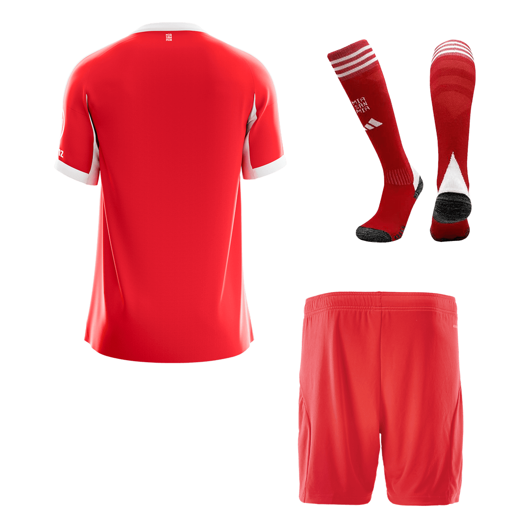 Bayern Munich Home Soccer Jersey Kit(Jersey+Shorts+Socks) 2025/26 - Image 2