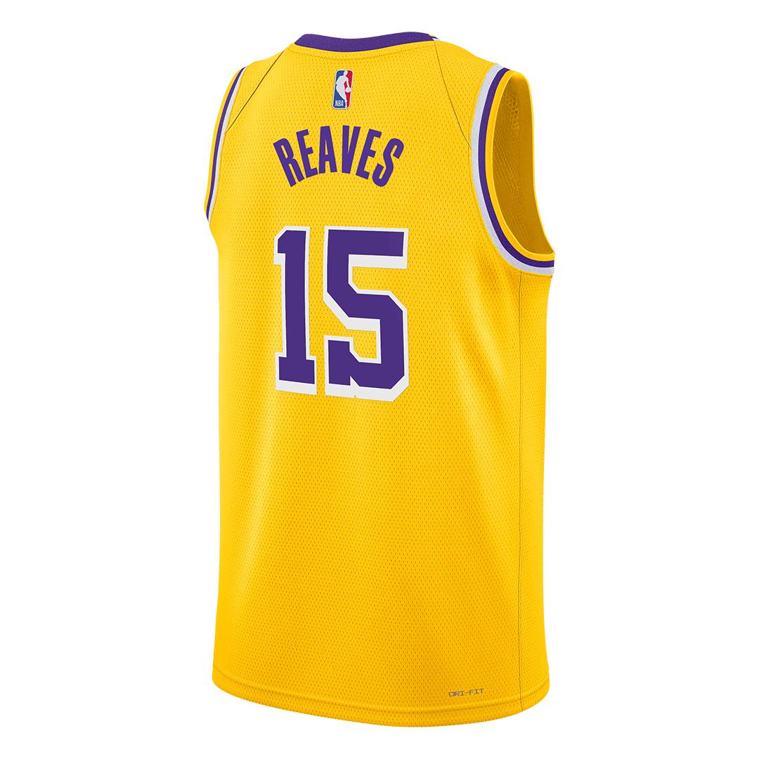 Los Angeles Lakers REAVES #15 2025/26 Swingman NBA Jersey - Icon Edition - Image 3