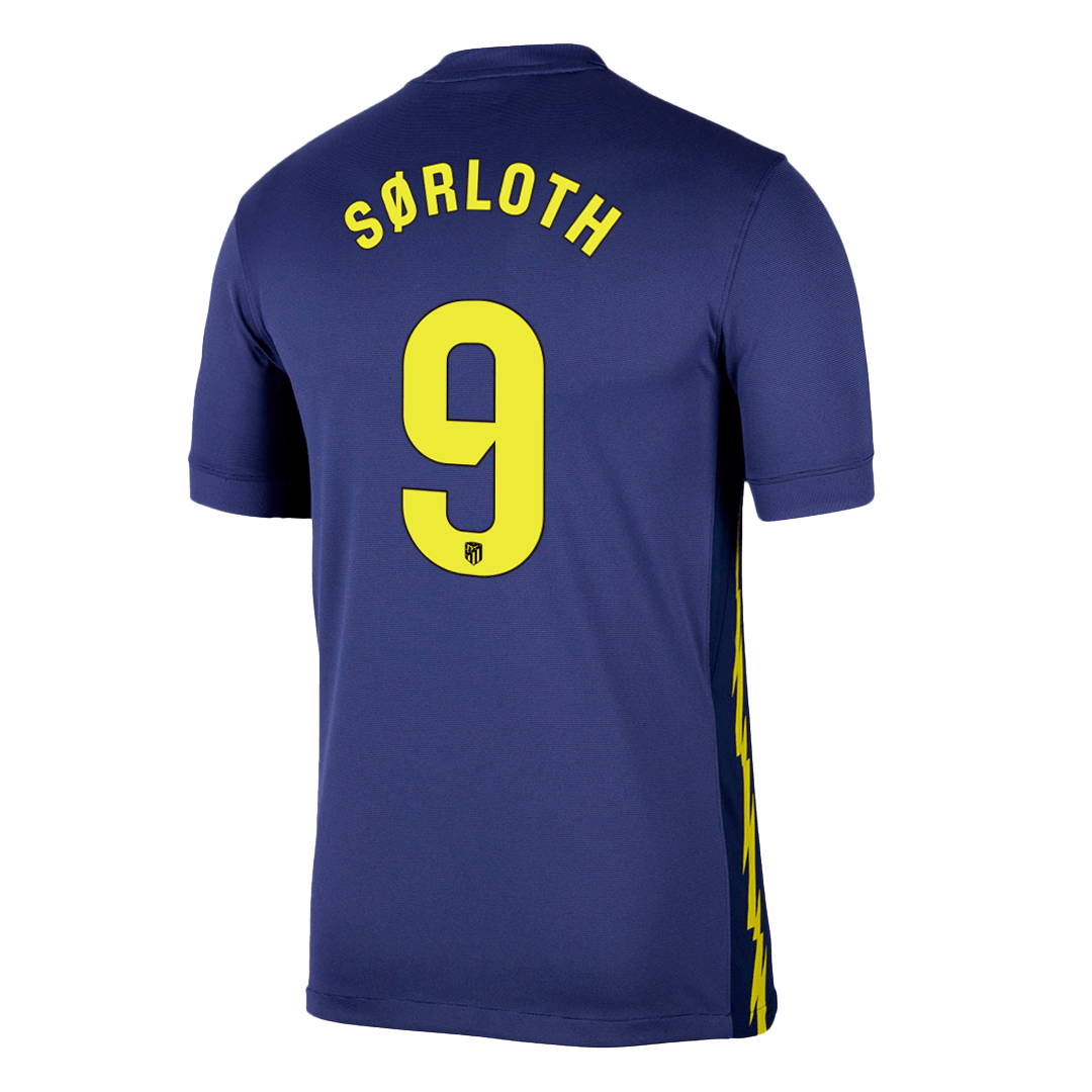 SØRLOTH #9 Atletico Madrid Away Soccer Jersey 2025/26 - Image 2