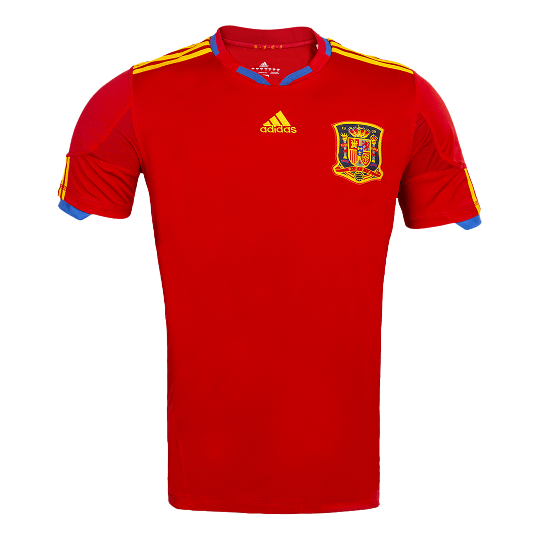 Retro 2010 Spain Home Soccer Jersey - Image 3