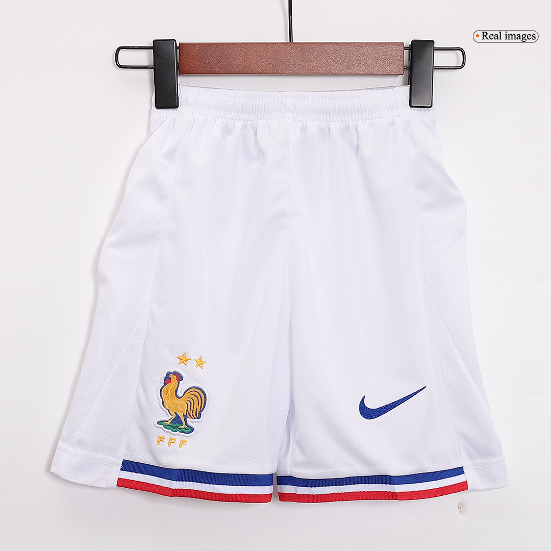 Kid's France Home Soccer Jersey Kit(Jersey+Shorts) Euro 2024 - Image 6