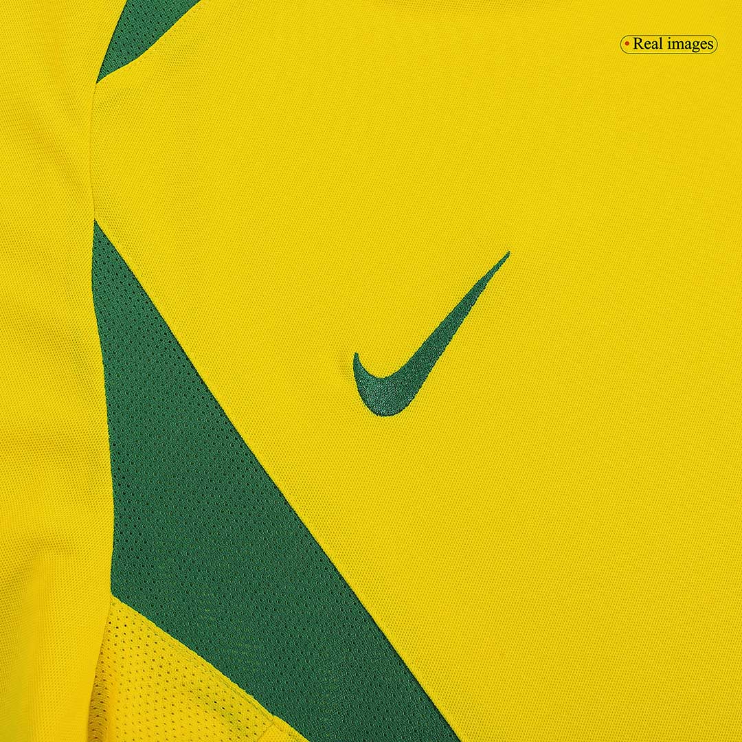 Retro CAFU #2 2002/03 Brazil Home Soccer Jersey - Image 5