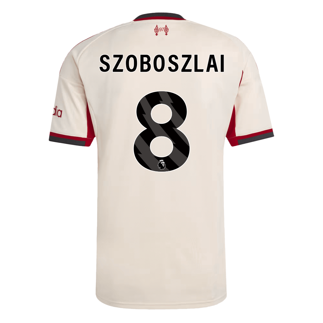 SZOBOSZLAI #8 Liverpool Away Soccer Jersey 2025/26 - Image 3