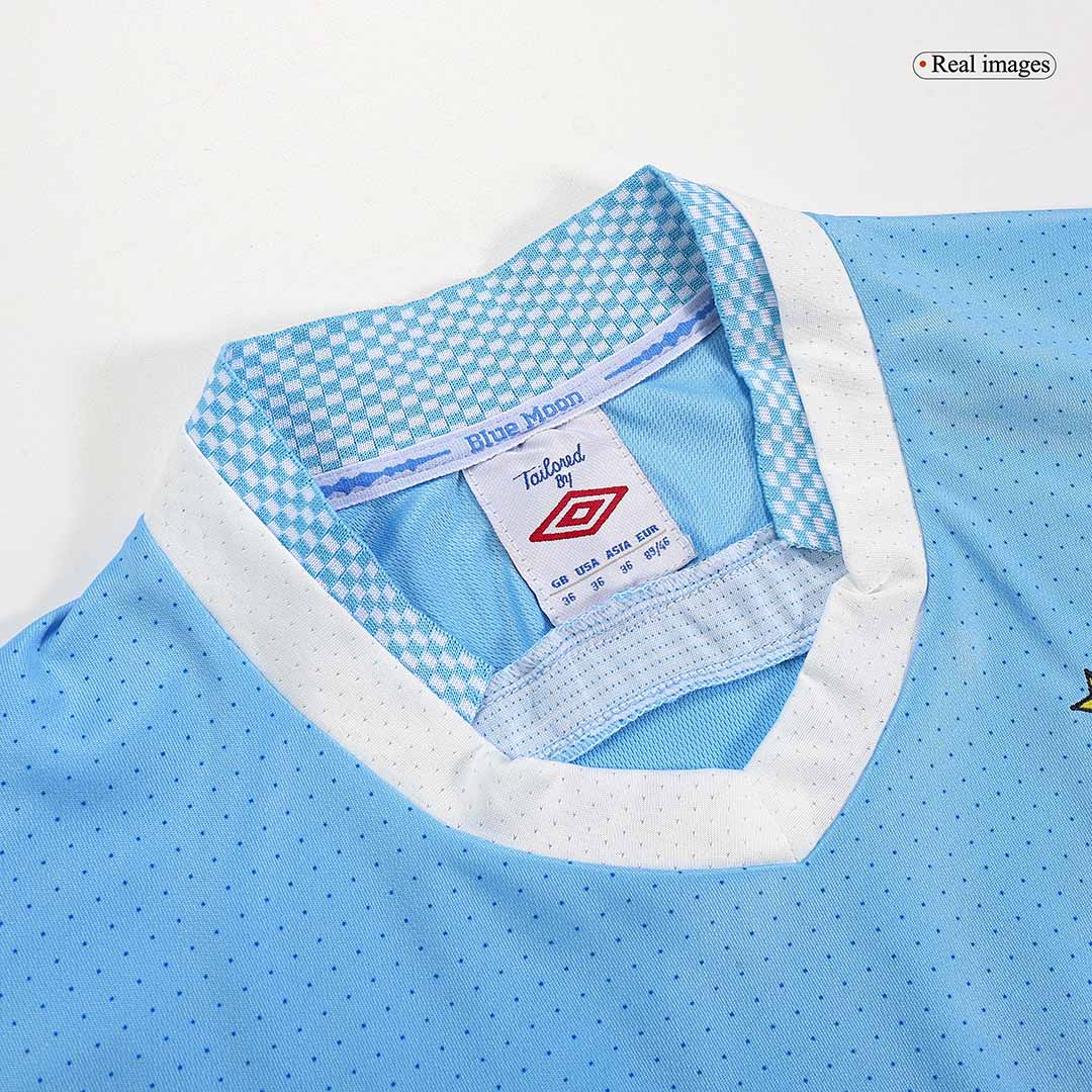 Retro 2011/12 Manchester City Home Soccer Jersey - Image 4