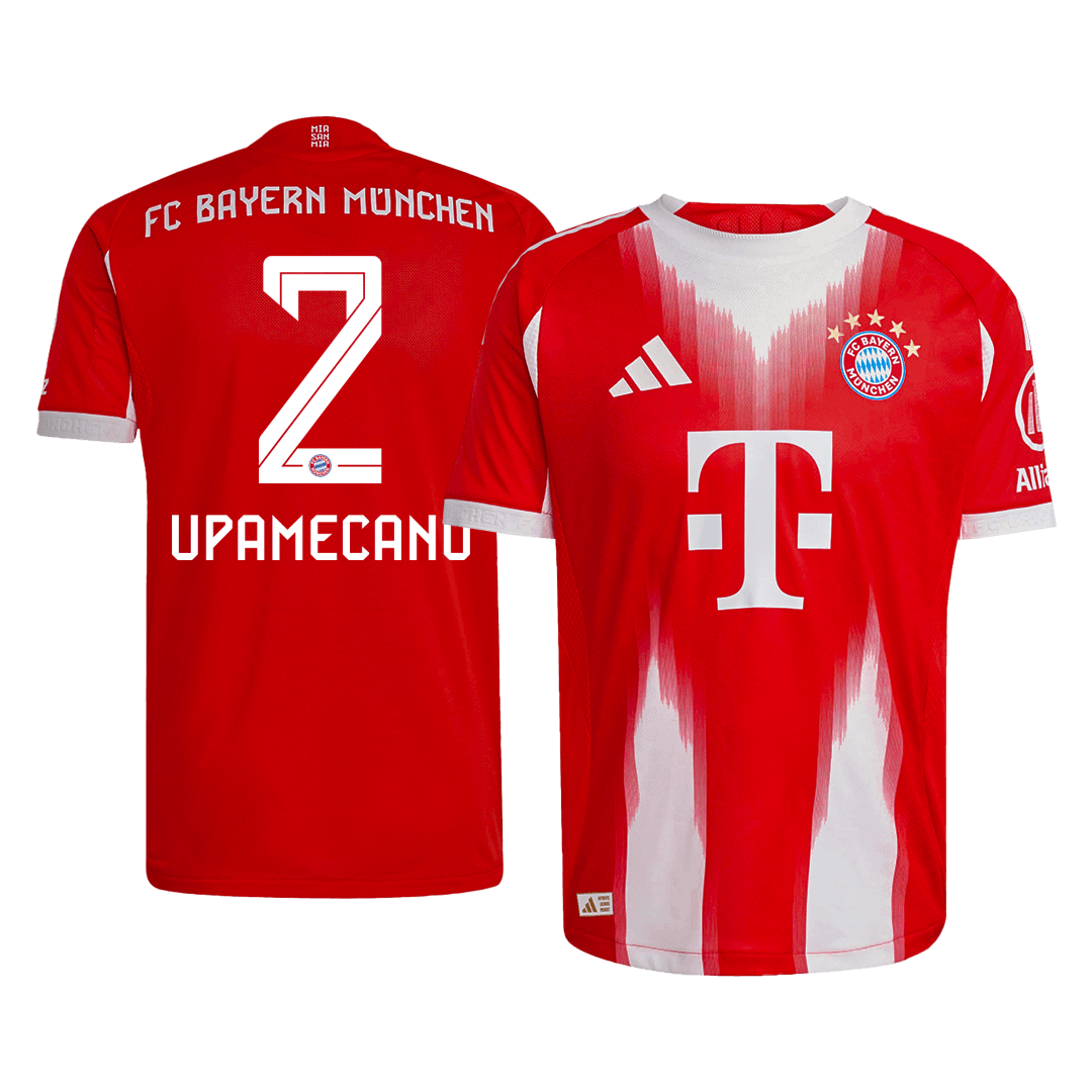 UPAMECANO #2 Bayern Munich Home Soccer Jersey 2025/26 Player Version