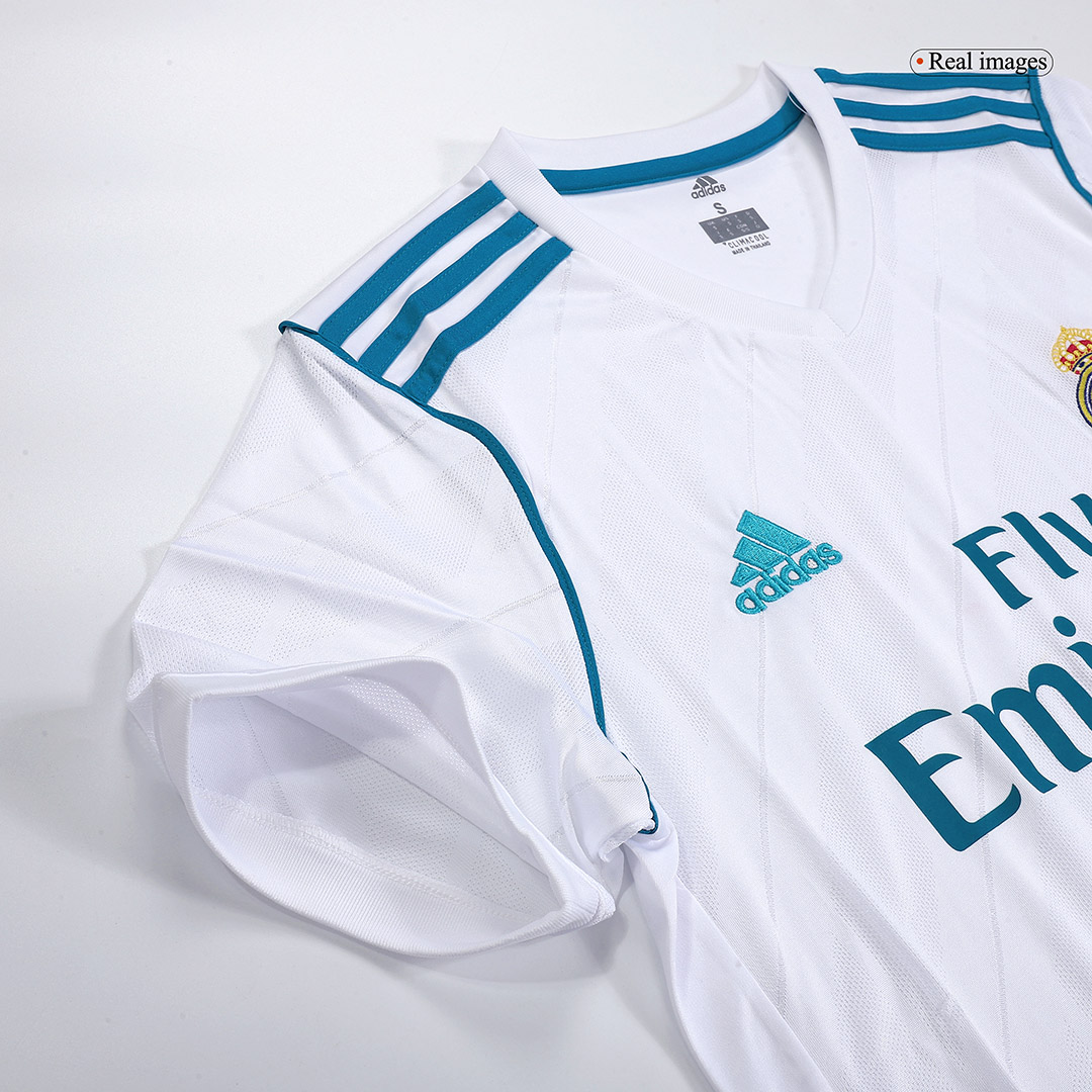 Retro MODRIĆ #10 2017/18 Real Madrid Home Soccer Jersey - Image 5