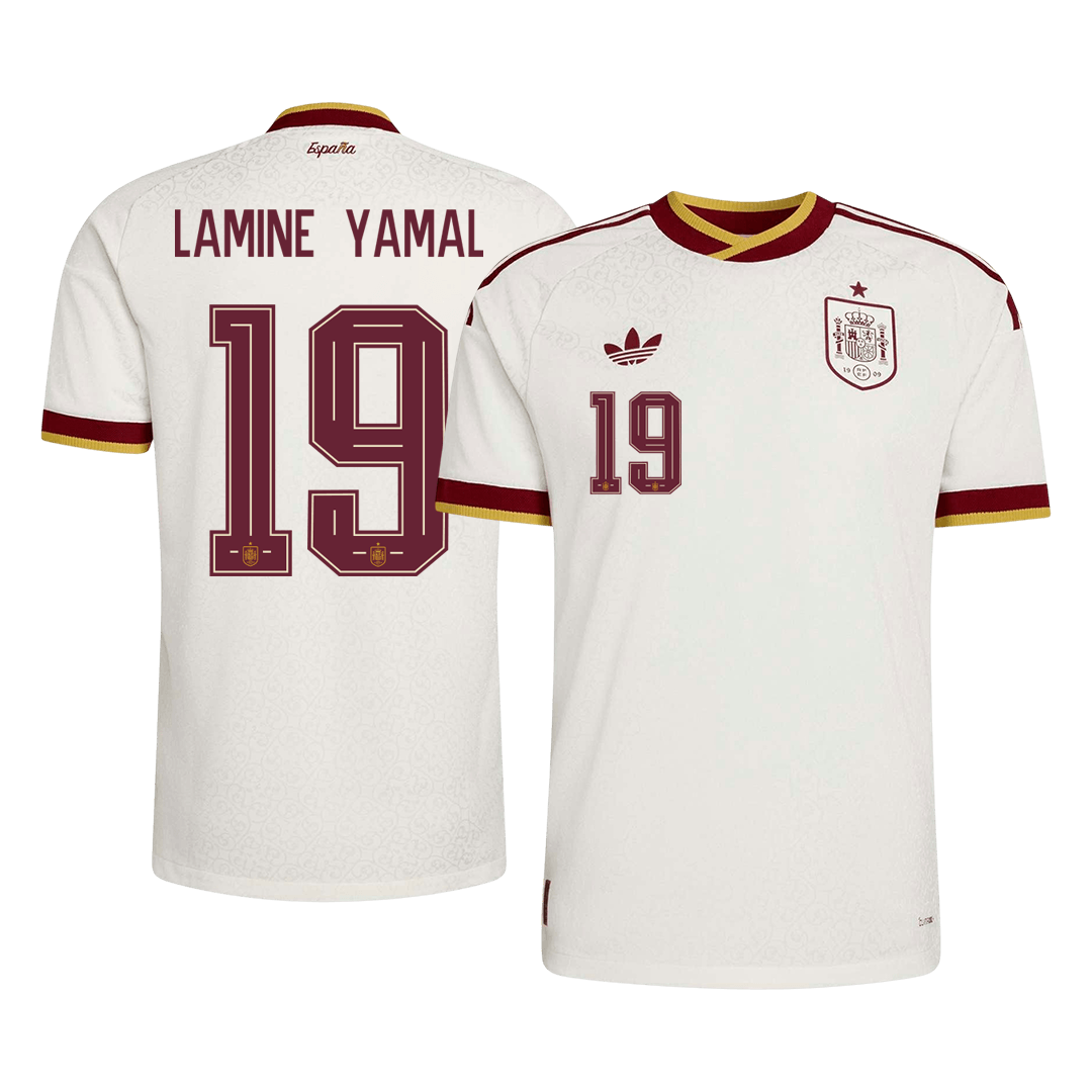 LAMINE YAMAL #19 Spain Away Soccer Jersey 2026 Player Version