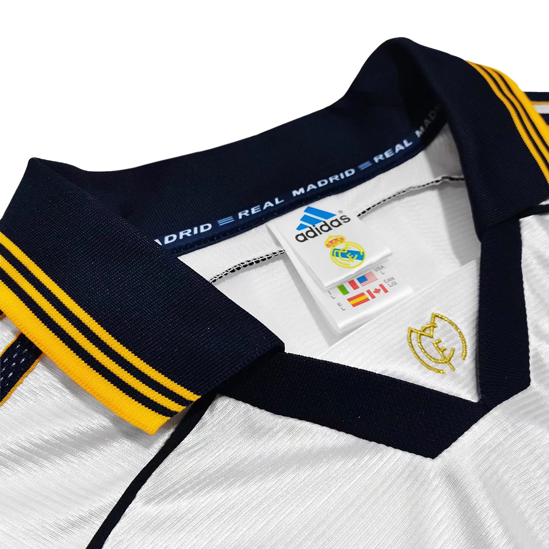 Retro RAUL #7 1999/00 Real Madrid Home Soccer Jersey - Image 3