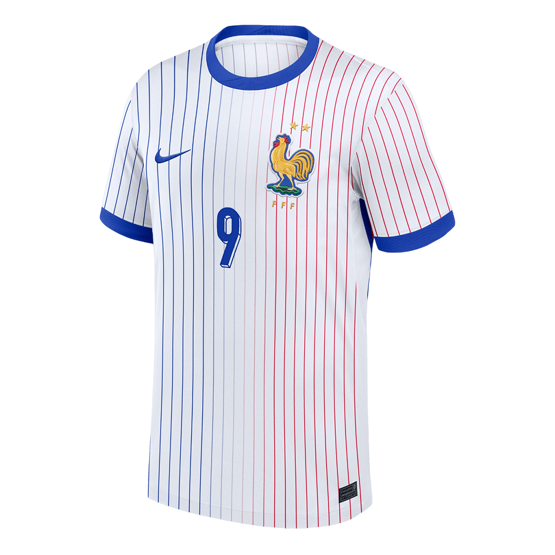 THURAM #9 France Away Soccer Jersey 2024 - Image 3