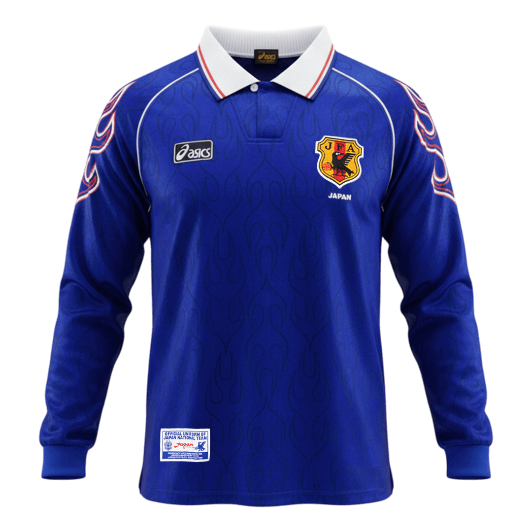 Retro 1998 Japan Home Long Sleeve Soccer Jersey