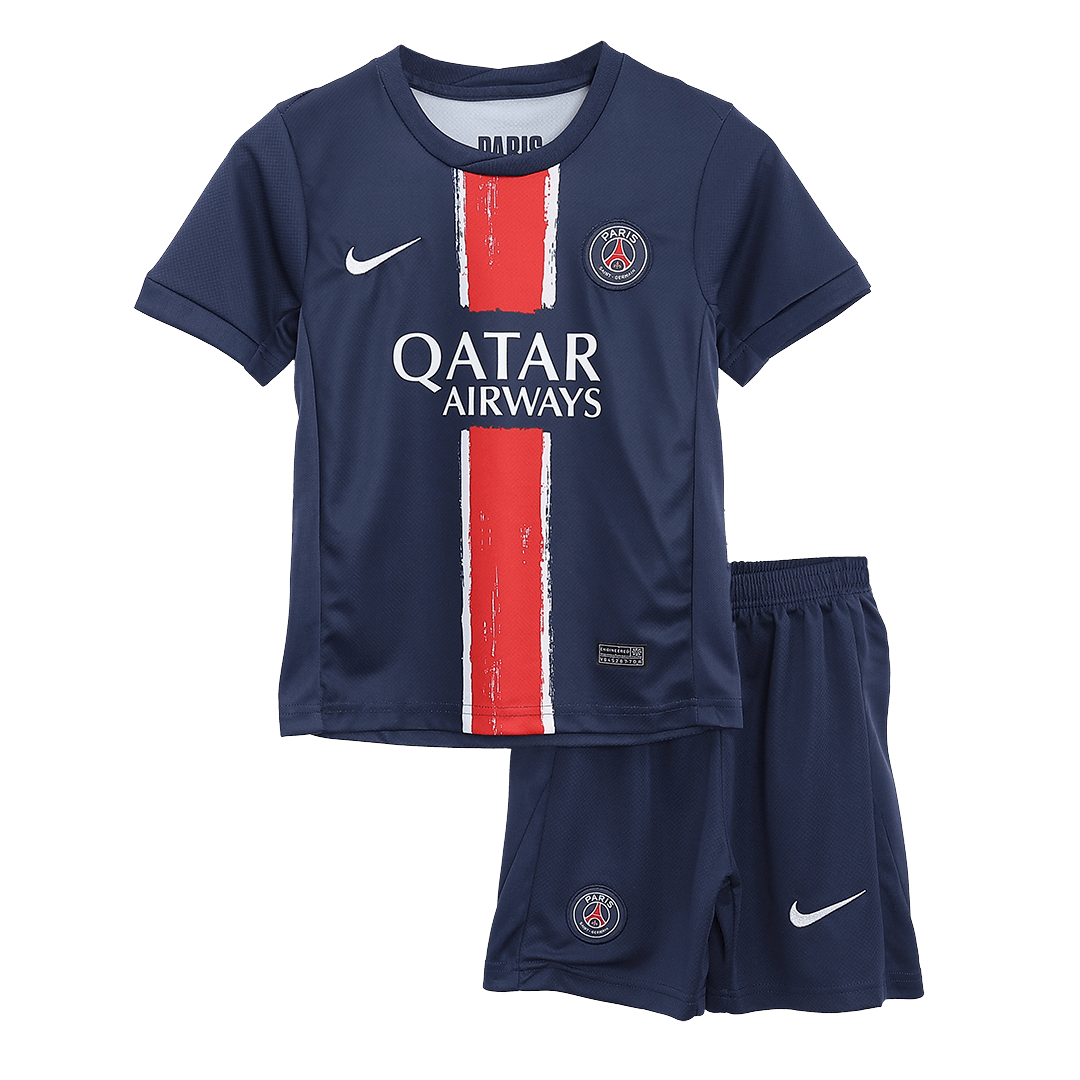 Kid's PSG Home Soccer Jersey Kit(Jersey+Shorts) 2024/25 - Image 3