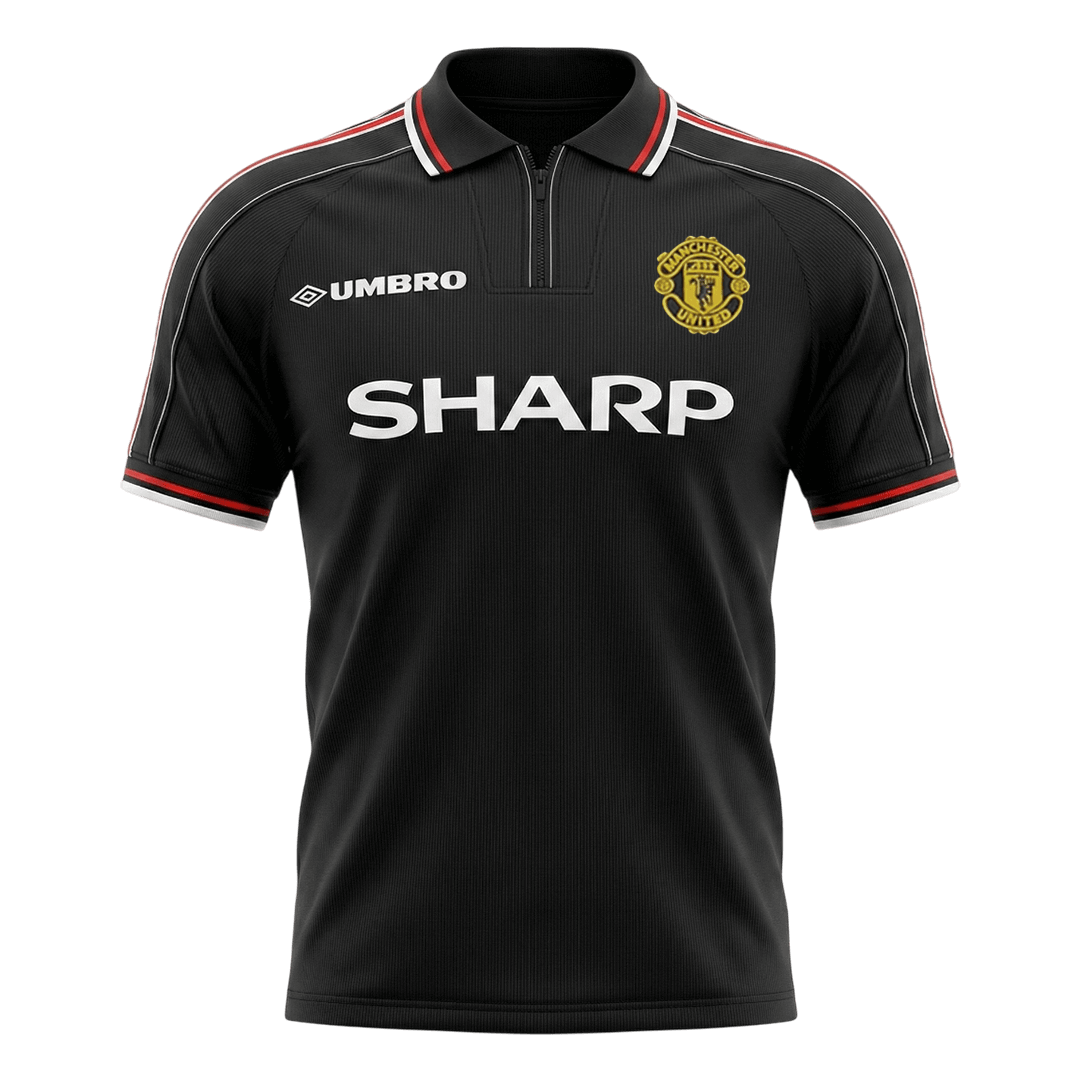Retro 1998 Manchester United Away Soccer Jersey - Image 2