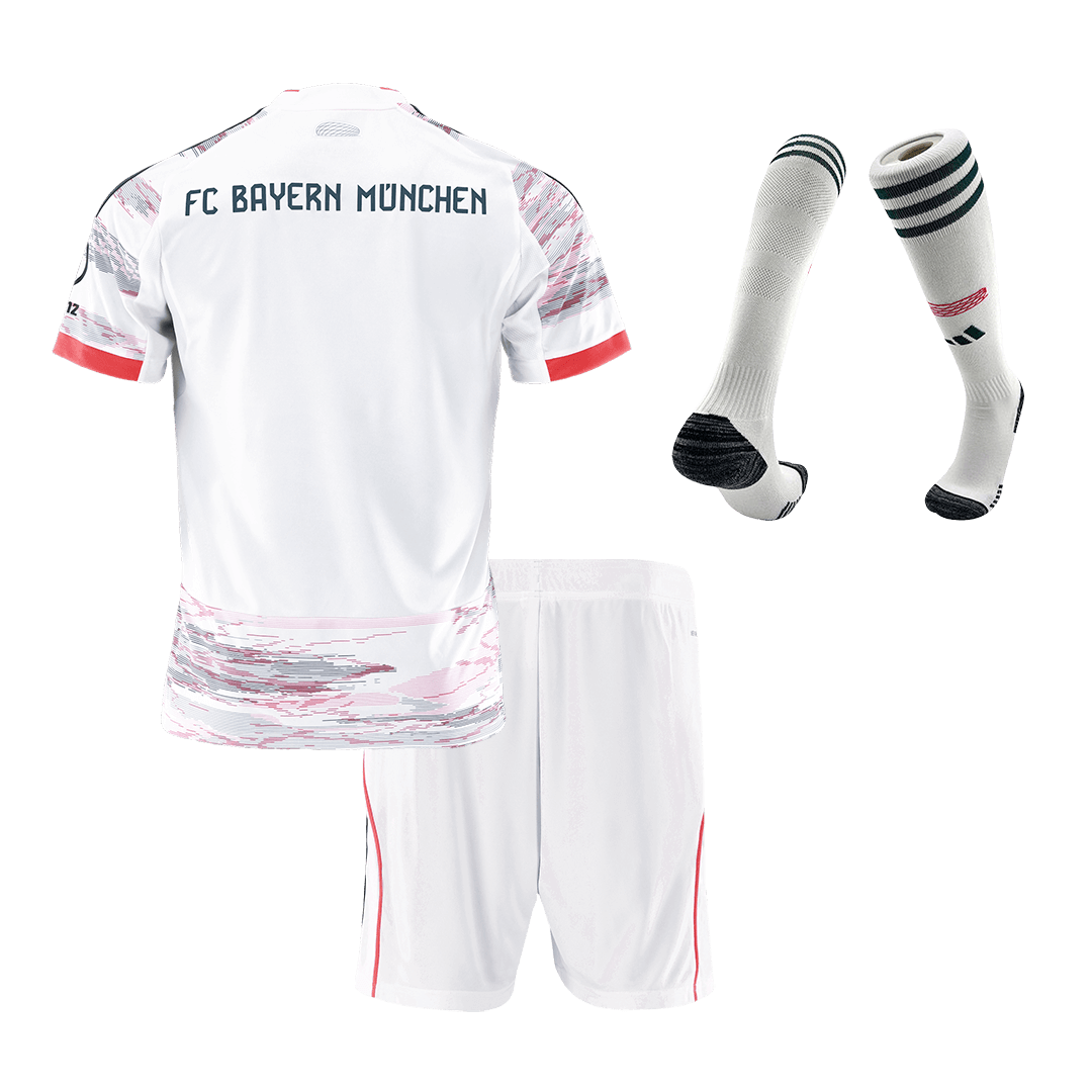 Kid's Bayern Munich Away Soccer Jersey Kit(Jersey+Shorts+Socks) 2025/26 - Image 2