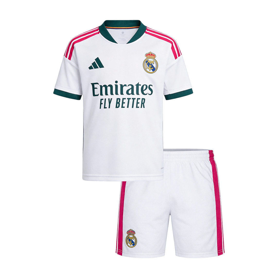 Kid's Real Madrid Home Soccer Jersey Kit(Jersey+Shorts) 2026/27