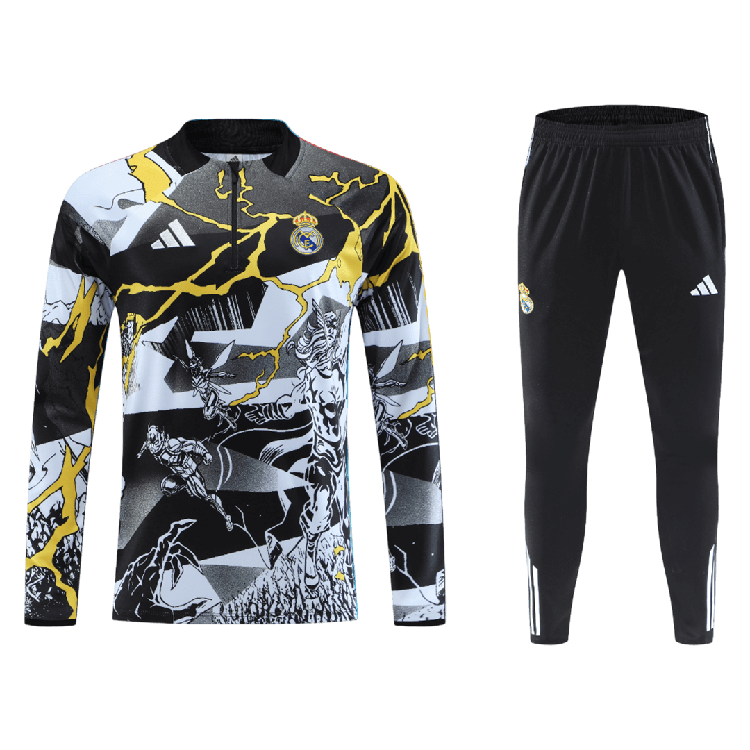 Real Madrid Zipper Sweatshirt Kit(Top+Pants) 2025/26