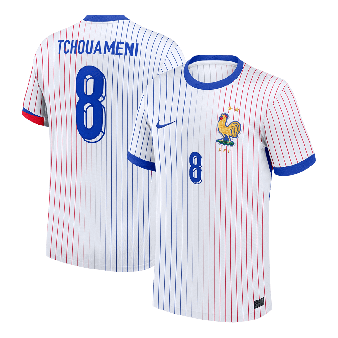 TCHOUAMENI #8 France Away Soccer Jersey 2024