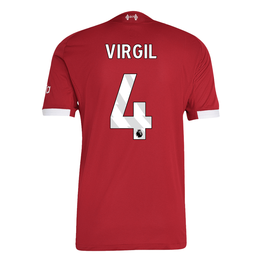 VIRGIL #4 Liverpool Home Soccer Jersey 2025/26 Player Version - Image 3