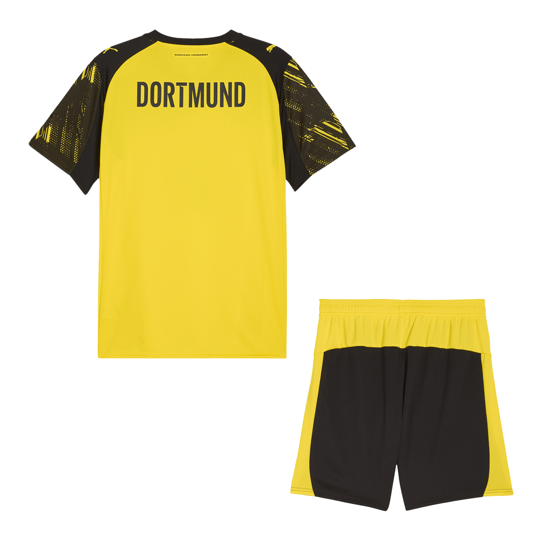 Borussia Dortmund Home Soccer Jersey Kit(Jersey+Shorts) 2025/26 - Image 2