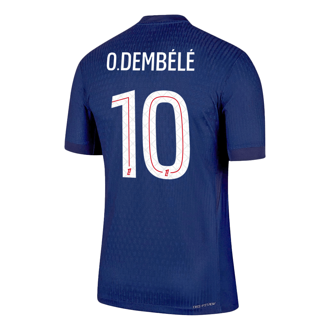 Authentic O.DEMBÉLÉ #10 PSG Home Soccer Jersey 2025/26 - Image 3