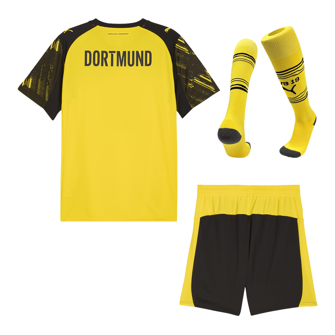 Borussia Dortmund Home Soccer Jersey Kit(Jersey+Shorts+Socks) 2025/26 - Image 2