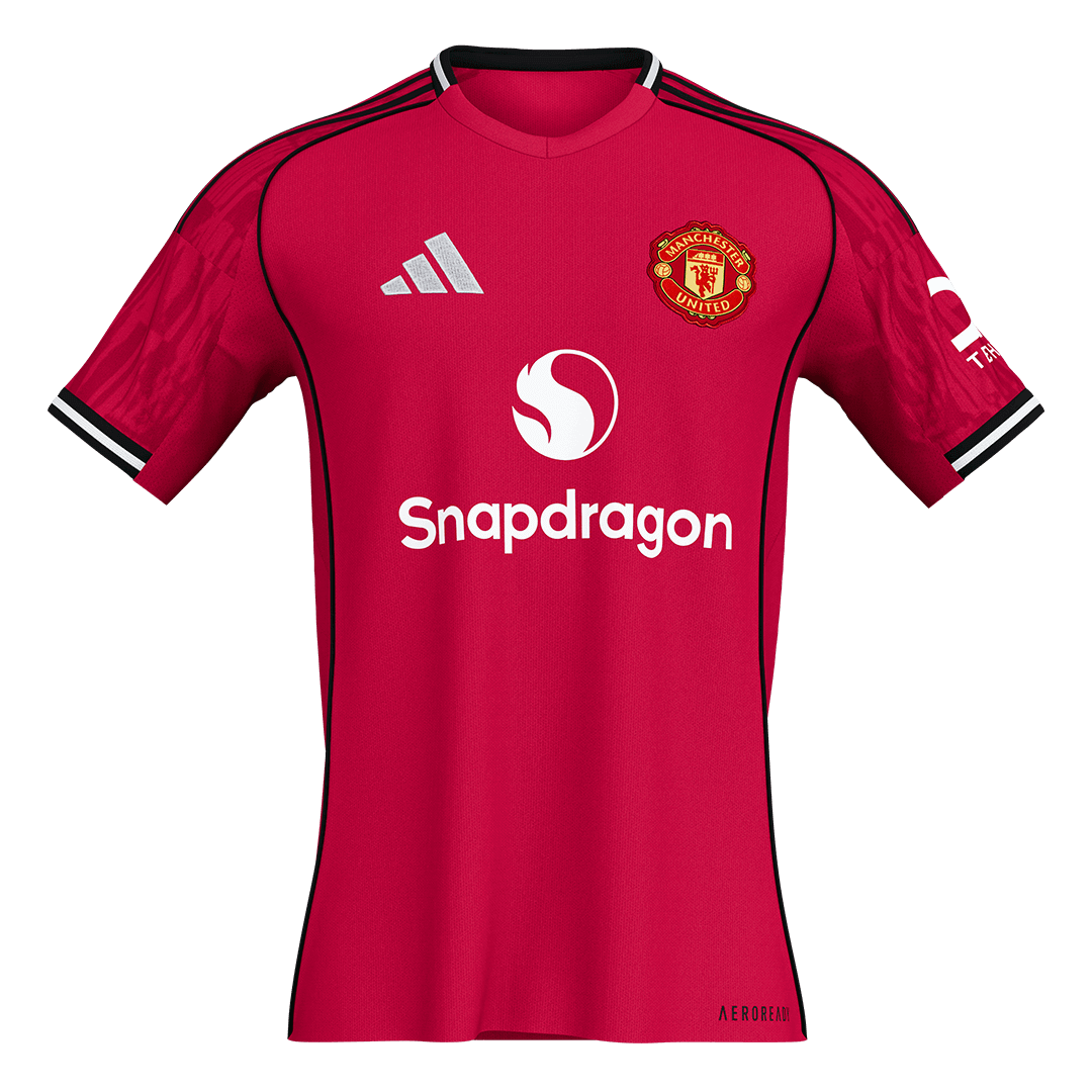 B.FERNANDES #8 Manchester United Home Soccer Jersey 2025/26 - Image 3
