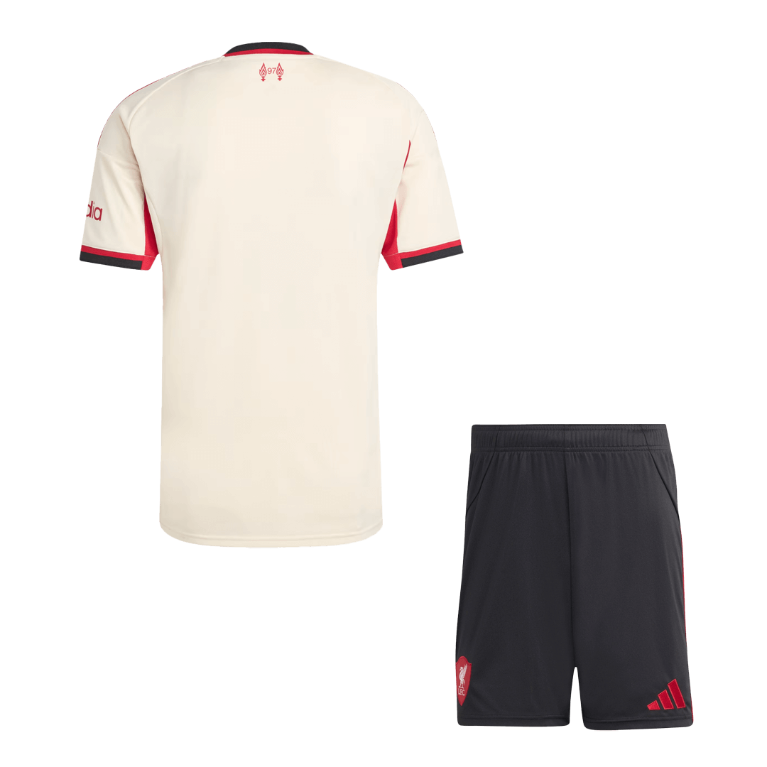Liverpool Away Soccer Jersey Kit(Jersey+Shorts) 2025/26 - Image 2