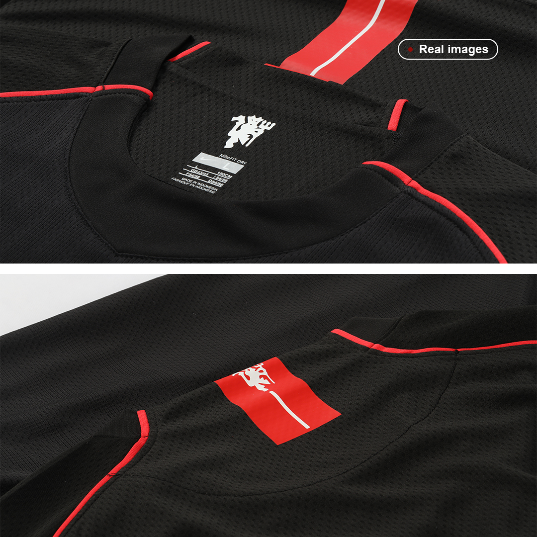 Retro SCHOLES #18 2007/08 Manchester United Away Soccer Jersey - Image 7