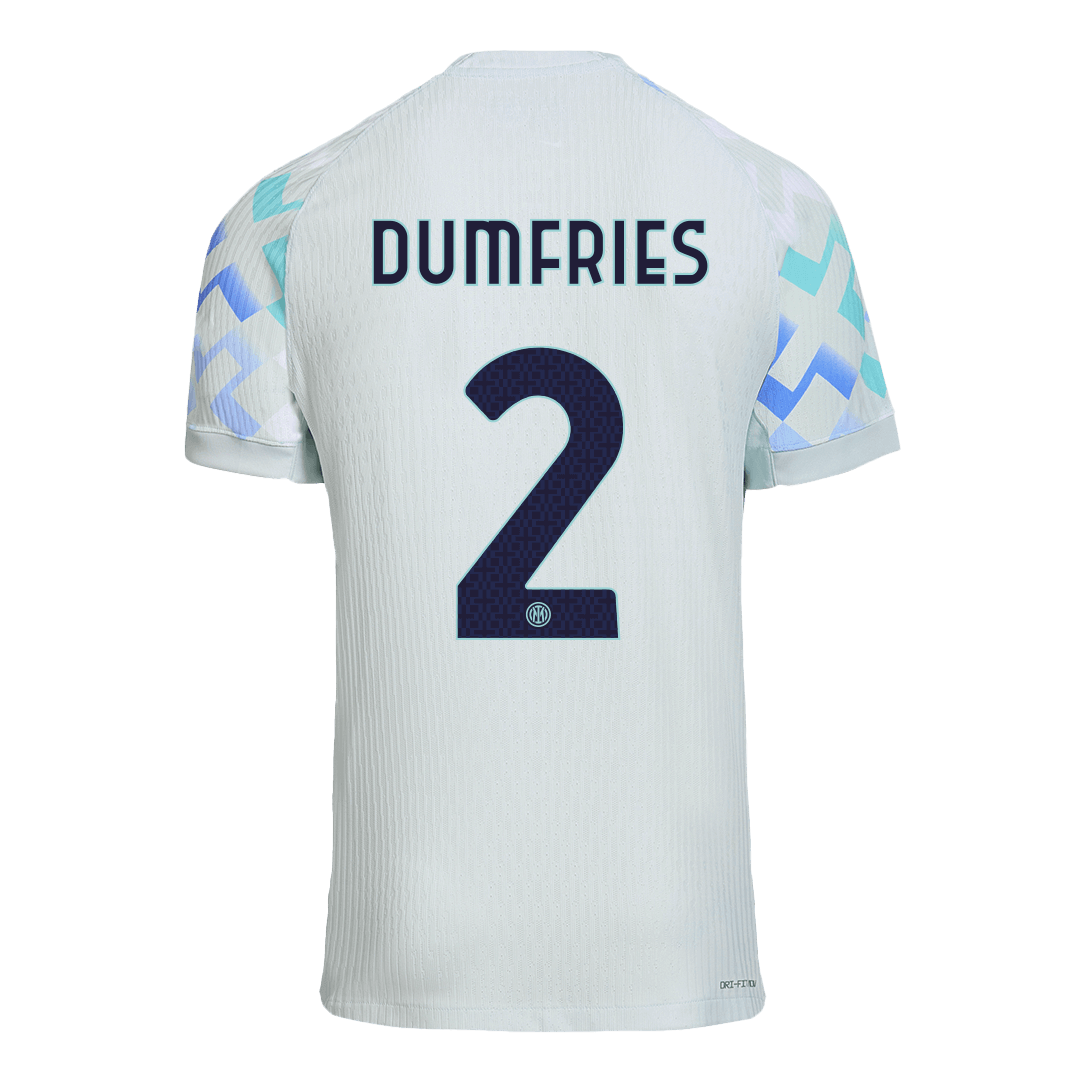 Authentic DUMFRIES #2 Inter Milan Away Soccer Jersey 2025/26 - Image 3