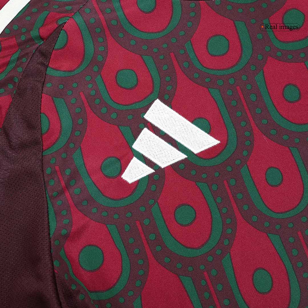 Mexico Home Long Sleeve Soccer Jersey Copa America 2024 - Image 8