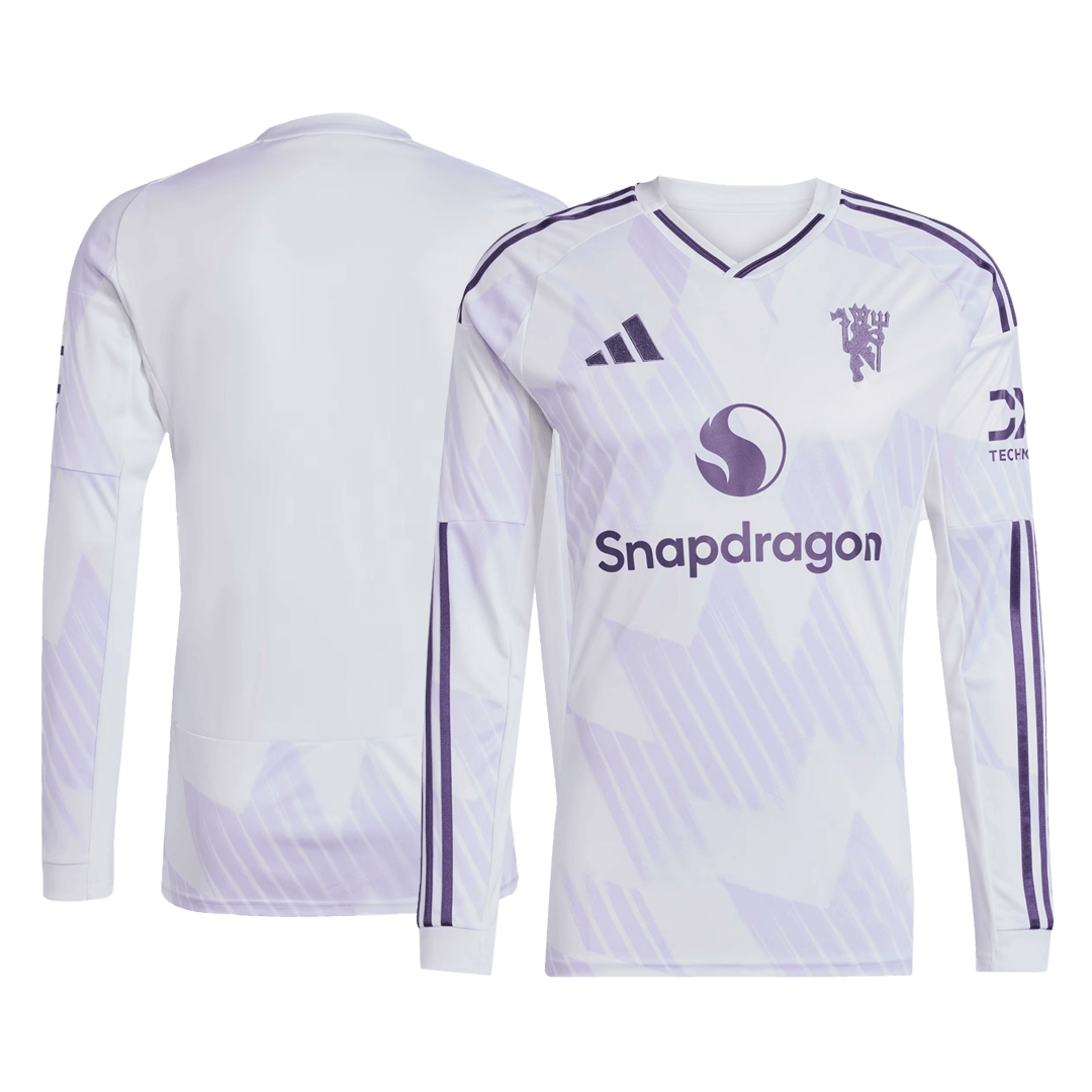 Manchester United Away Long Sleeve Soccer Jersey 2025/26 - Image 3