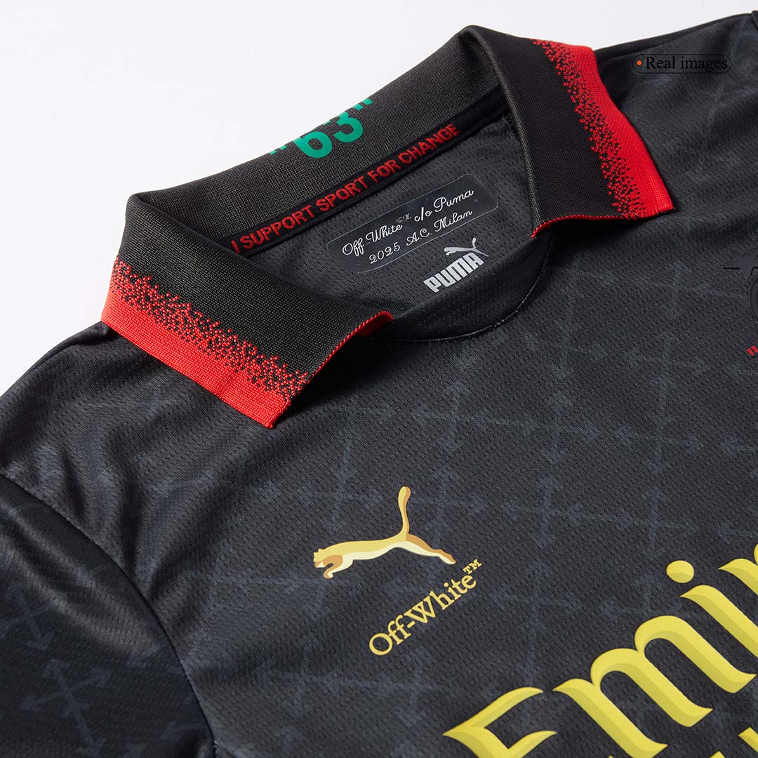 Kid's AC Milan Fourth Away Soccer Jersey Kit(Jersey+Shorts) 2024/25 - Image 9