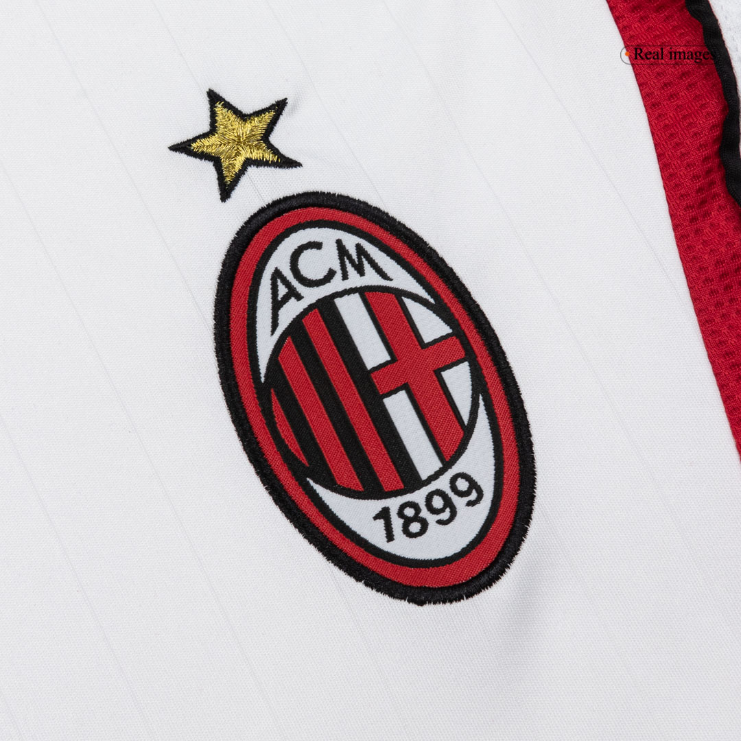 Retro 2006/07 AC Milan Away Long Sleeve Soccer Jersey - Image 5