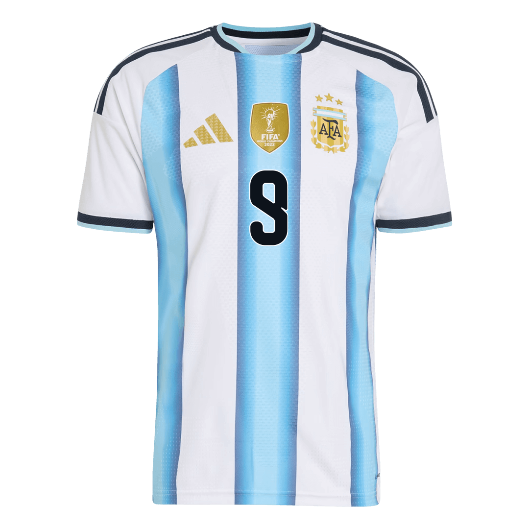 J.ÁLVAREZ #9 Argentina Home Soccer Jersey 2026 Player Version - Image 2