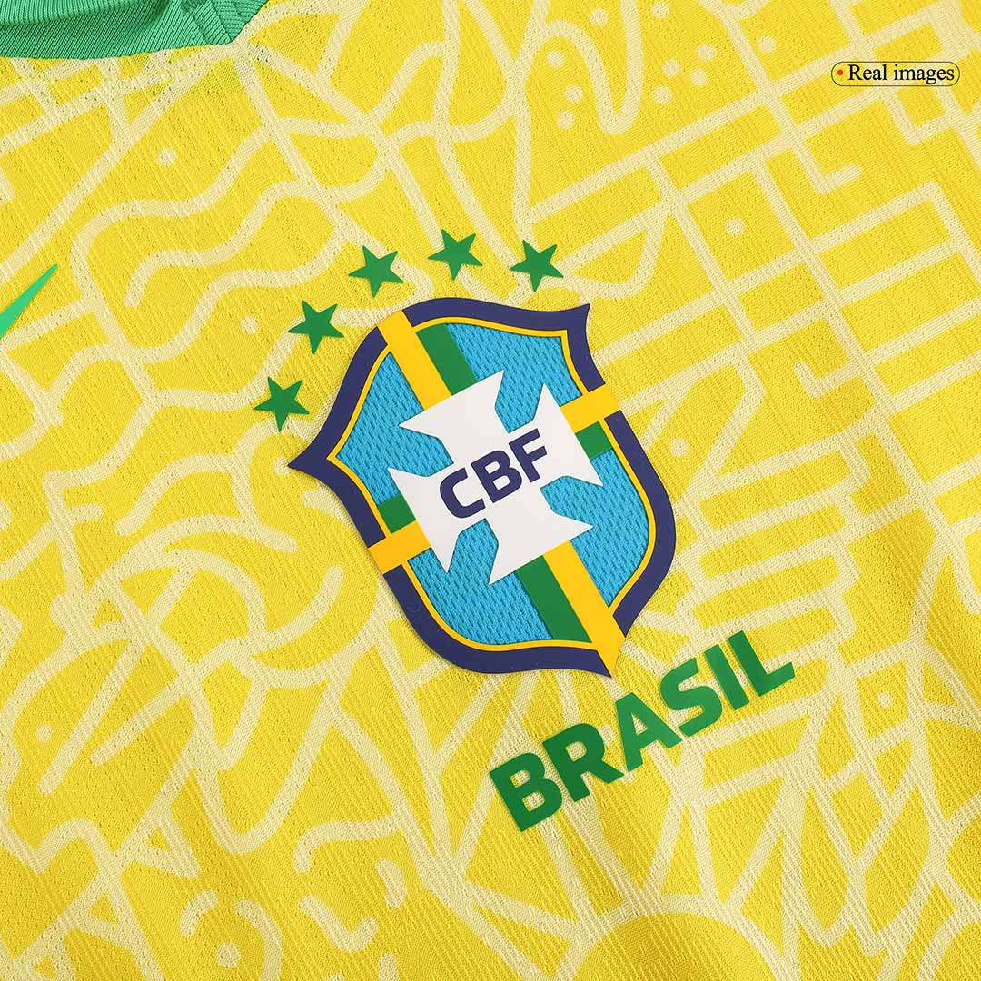 Authentic Brazil Home Soccer Jersey Copa America 2024 - Image 8