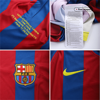 Retro MESSI #30 2005/06 Barcelona Home Soccer Jersey - Image 4