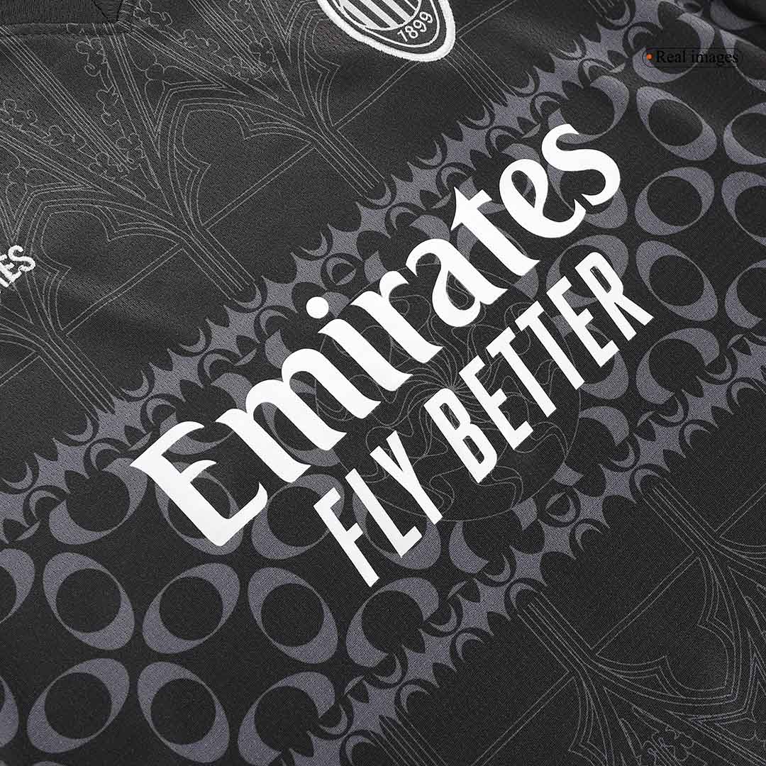 Kid's AC Milan x Pleasures Fourth Away Soccer Jersey Kit(Jersey+Shorts) 2023/24 - Image 9