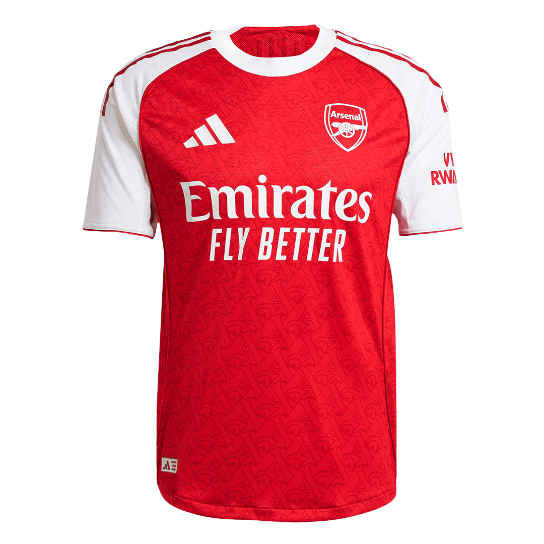 SALIBA #2 Arsenal Home Soccer Jersey 2025/26 Player Version - Image 2