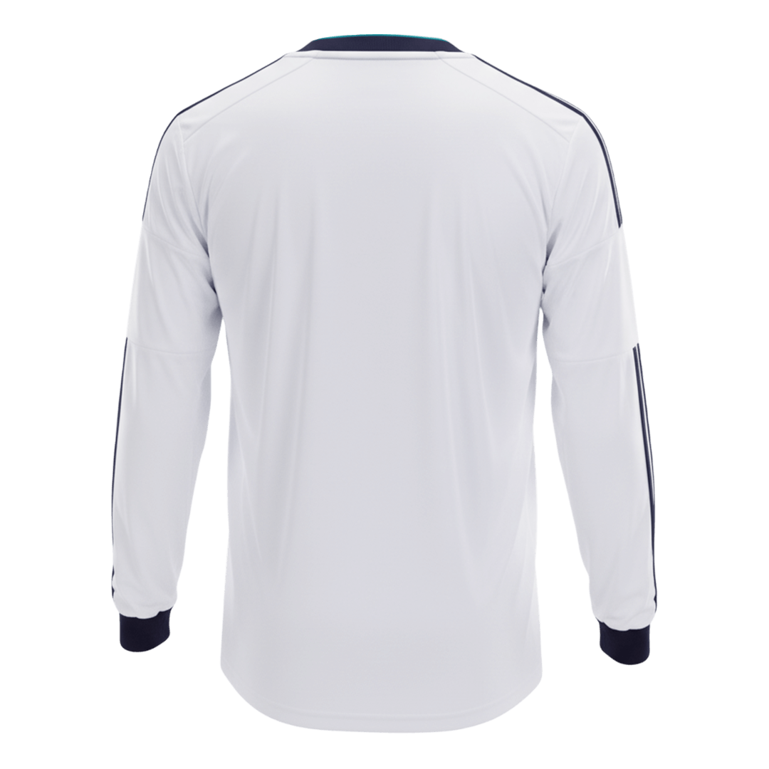Retro 2012/13 Real Madrid Home Long Sleeve Soccer Jersey - Image 2