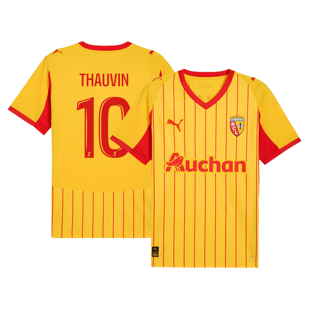 THAUVIN #10 RC Lens Home Soccer Jersey 2025/26