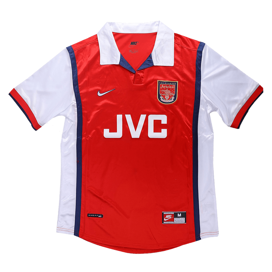Retro 1998/99 Arsenal Home Soccer Jersey