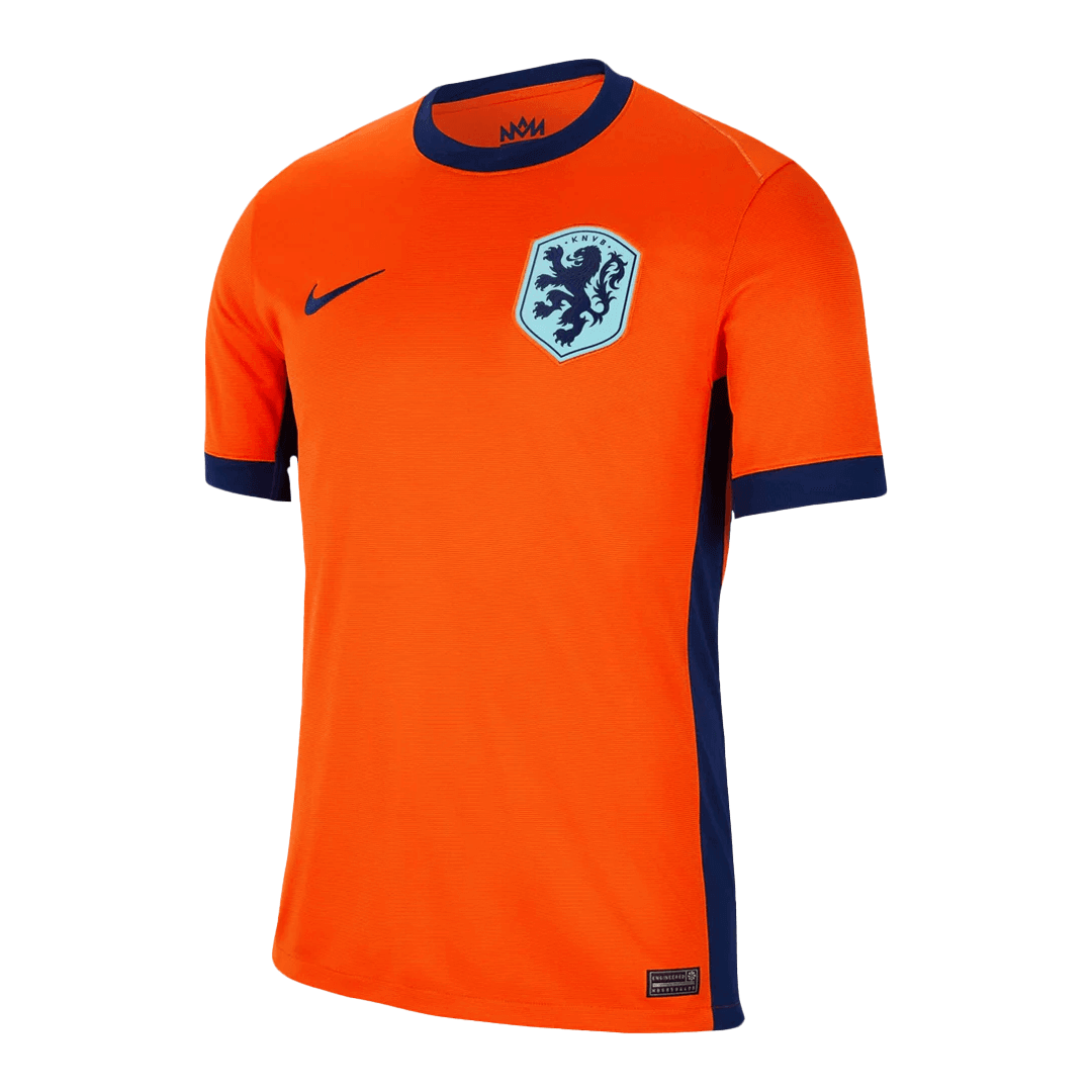Netherlands Home Soccer Jersey Kit(Jersey+Shorts) Euro 2024 - Image 2