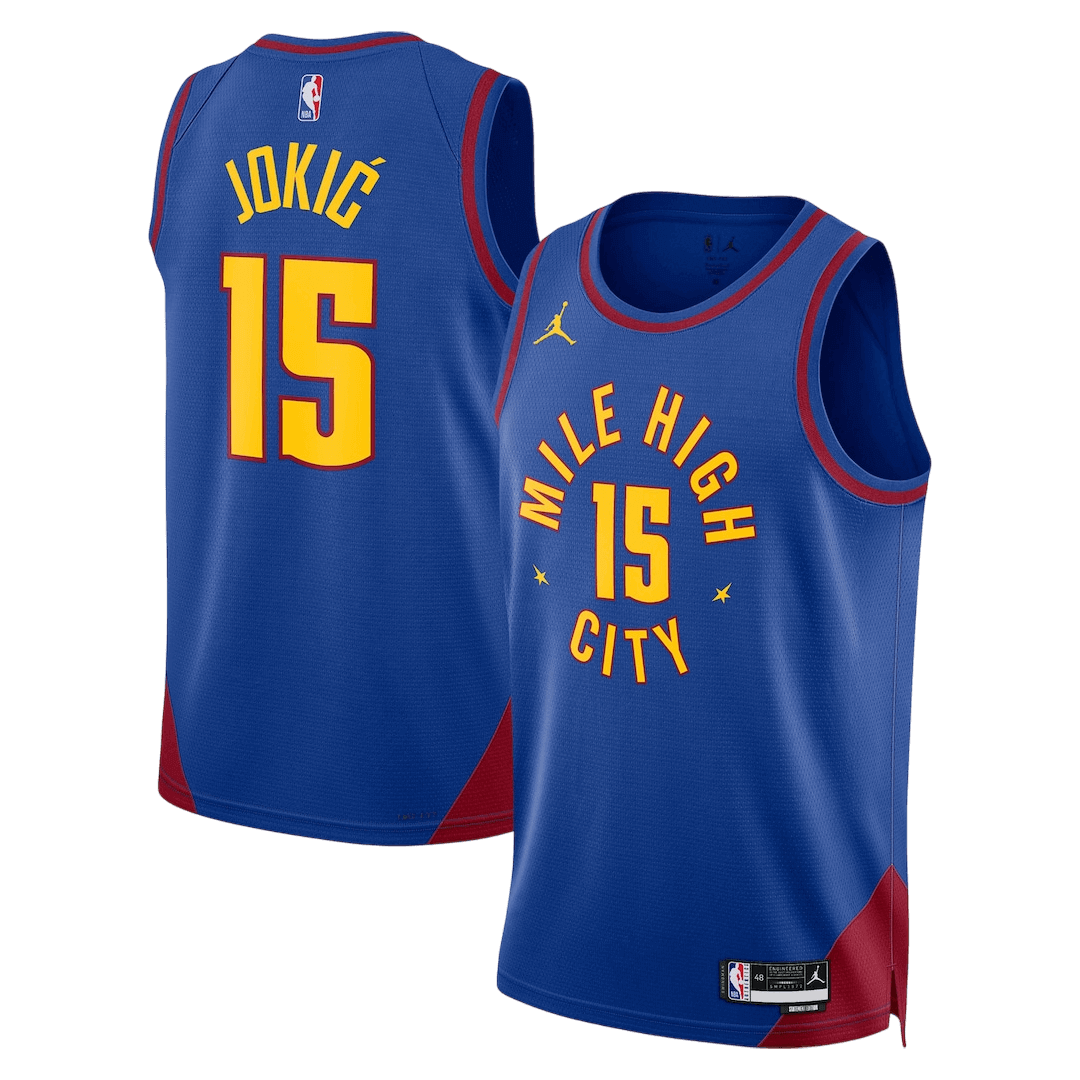 Denver Nuggets Jokić #15 Swingman NBA Jersey - Statement Edition