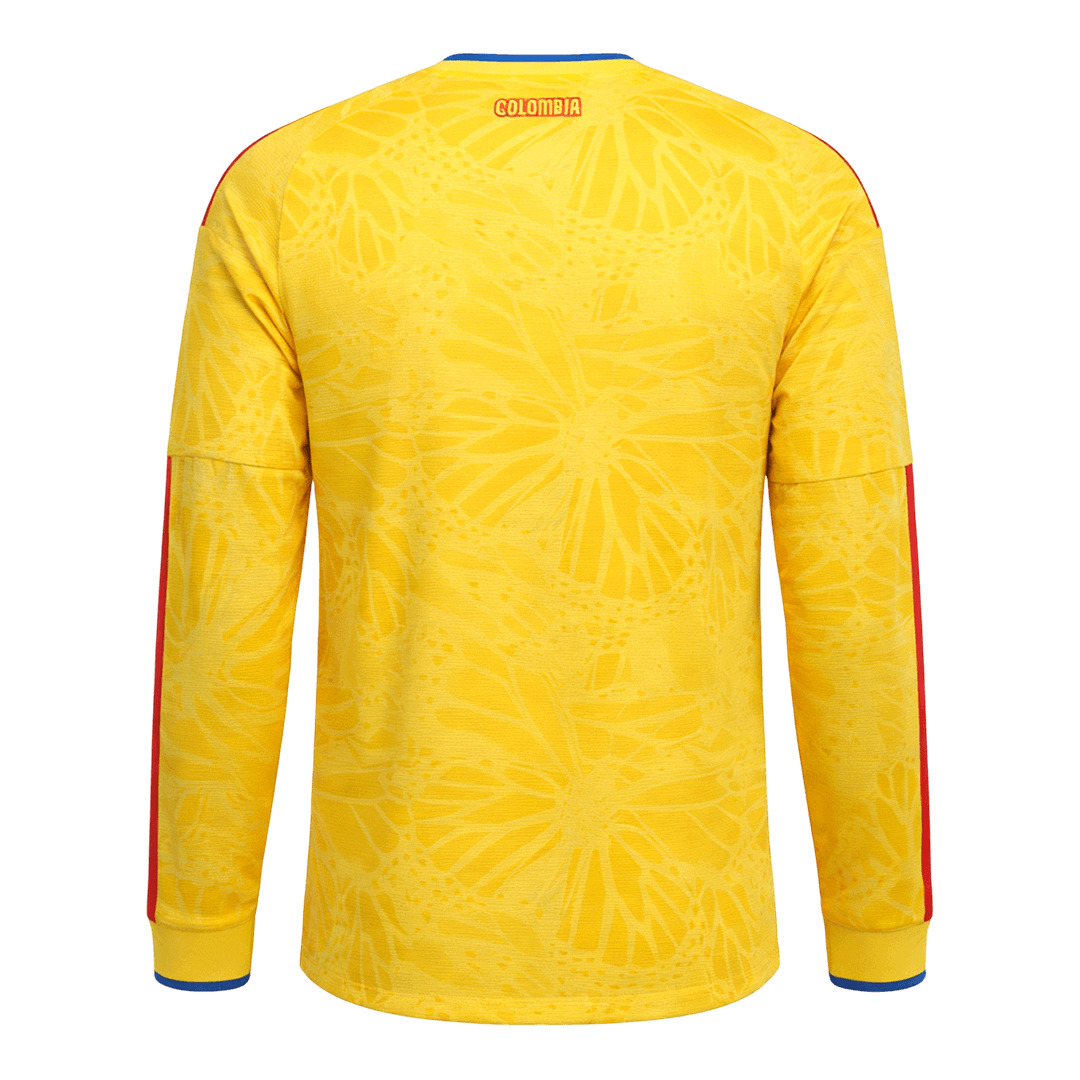 Colombia Home Long Sleeve Soccer Jersey 2026 - Image 2