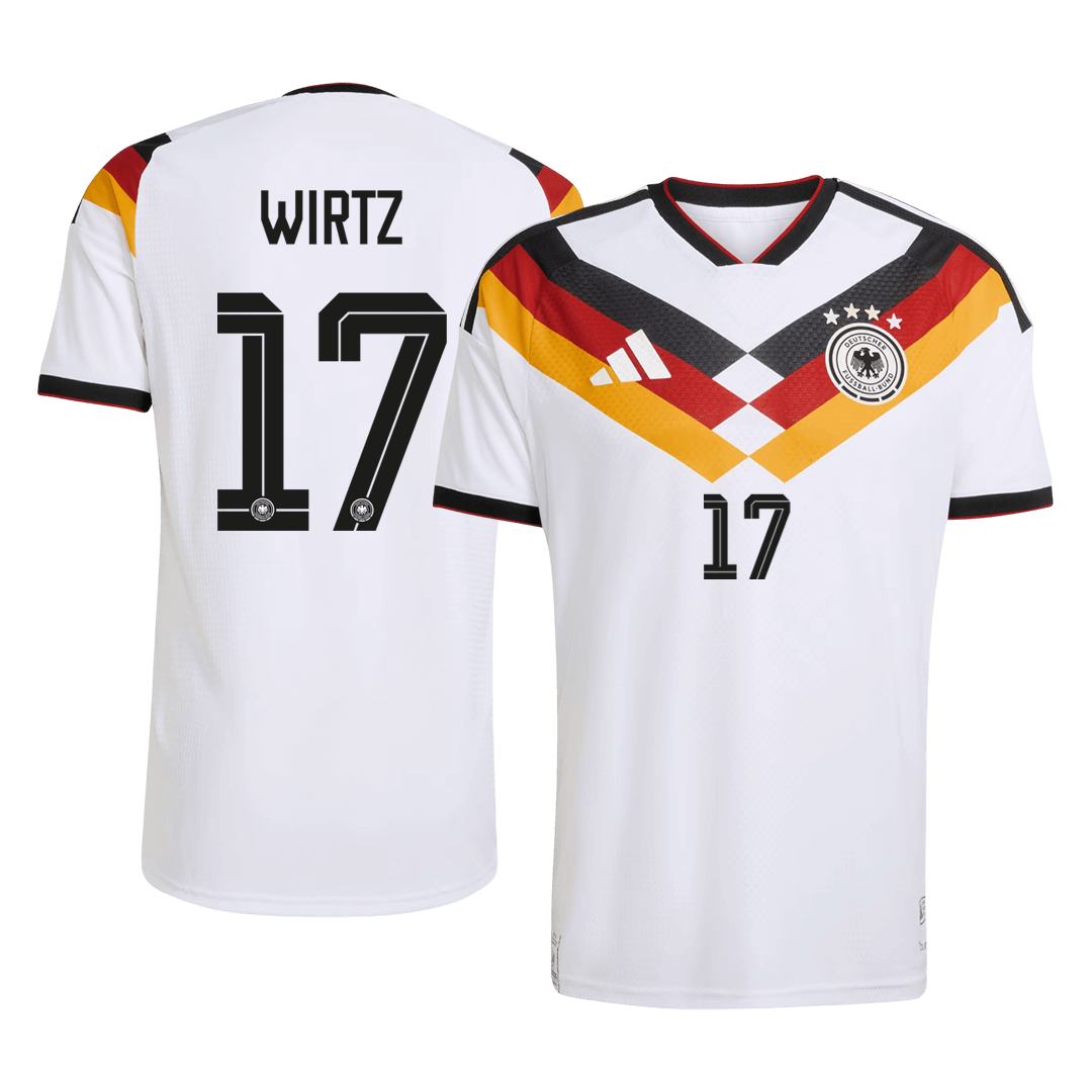 WIRTZ #17 Germany Home Soccer Jersey 2026 Player Version