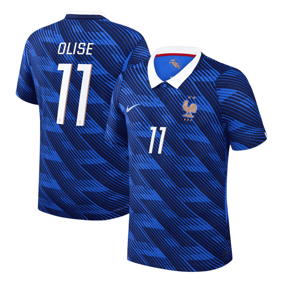 OLISE #11 France Home Soccer Jersey 2026 Player Version