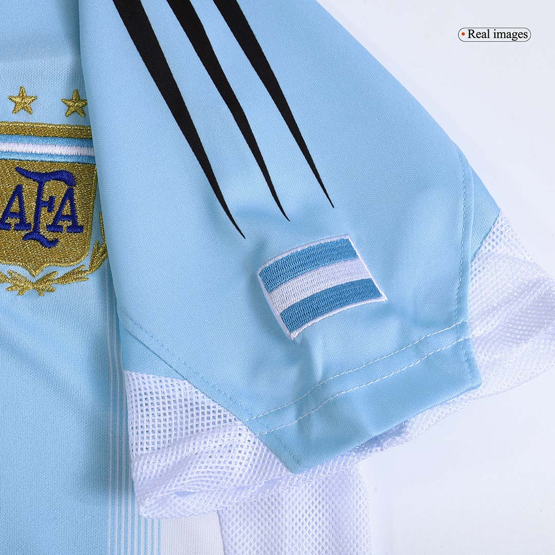 Retro 2004/05 Argentina Home Soccer Jersey - Image 7