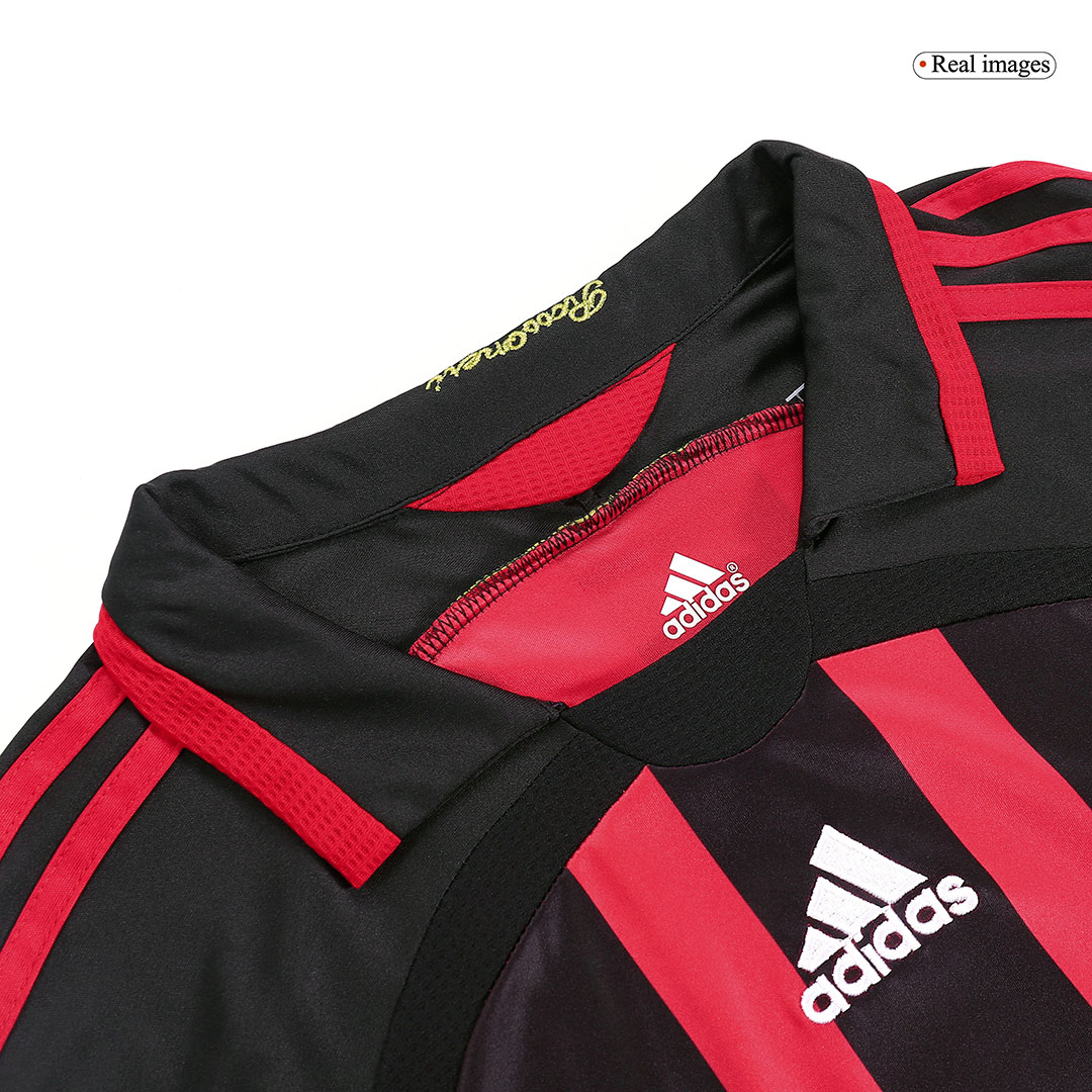 Retro KAKA' #22 2006/07 AC Milan Home Long Sleeve Soccer Jersey - Image 2