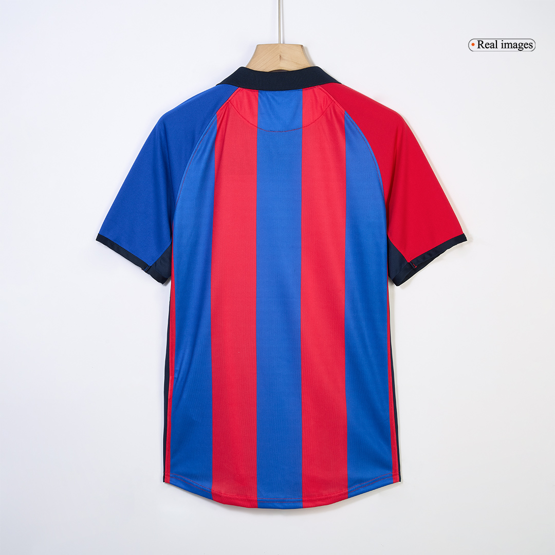 Retro RIVALDO #10 2001/02 Barcelona Home Soccer Jersey - Image 5
