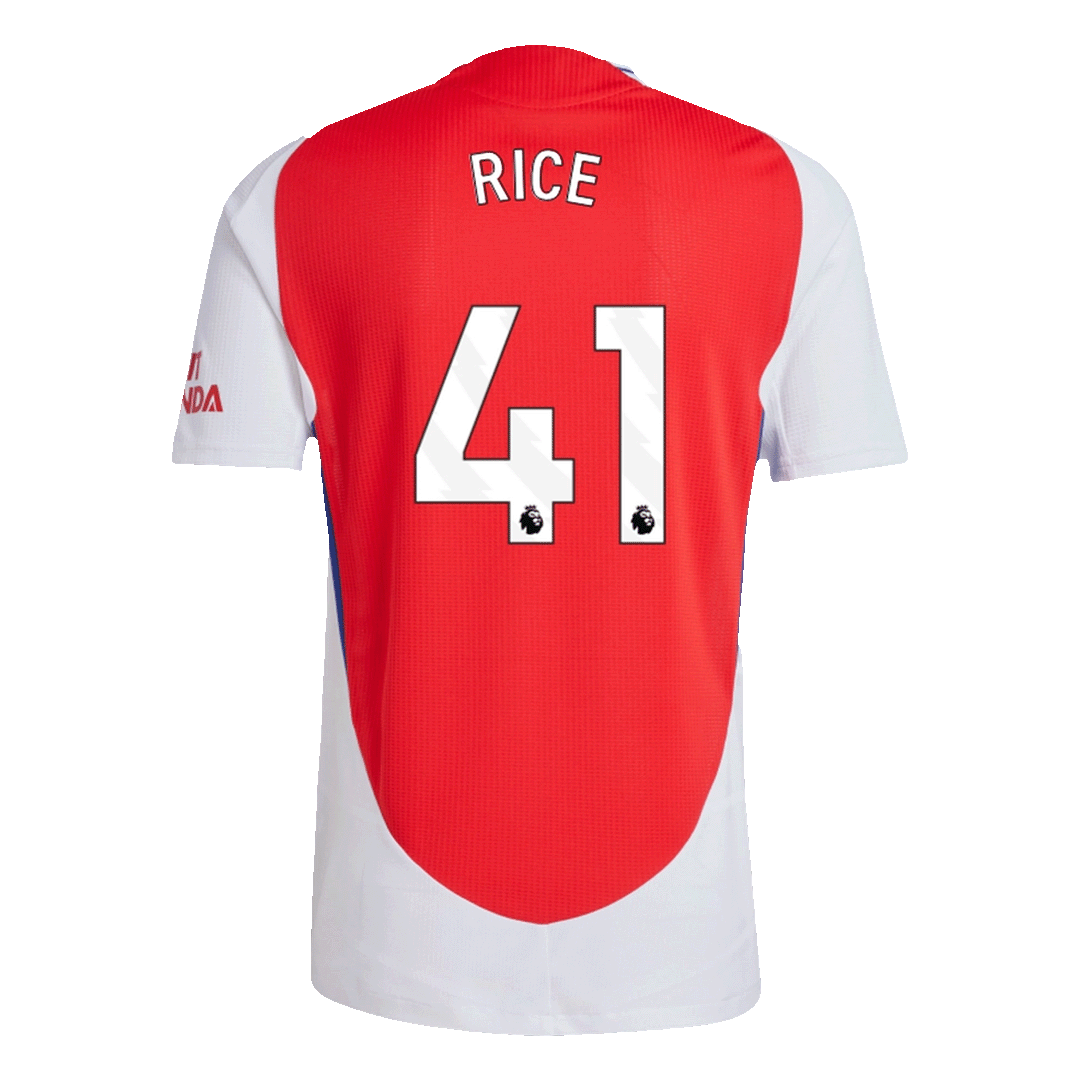 RICE #41 Arsenal Home Soccer Jersey 2024/25 Player Version - Image 3