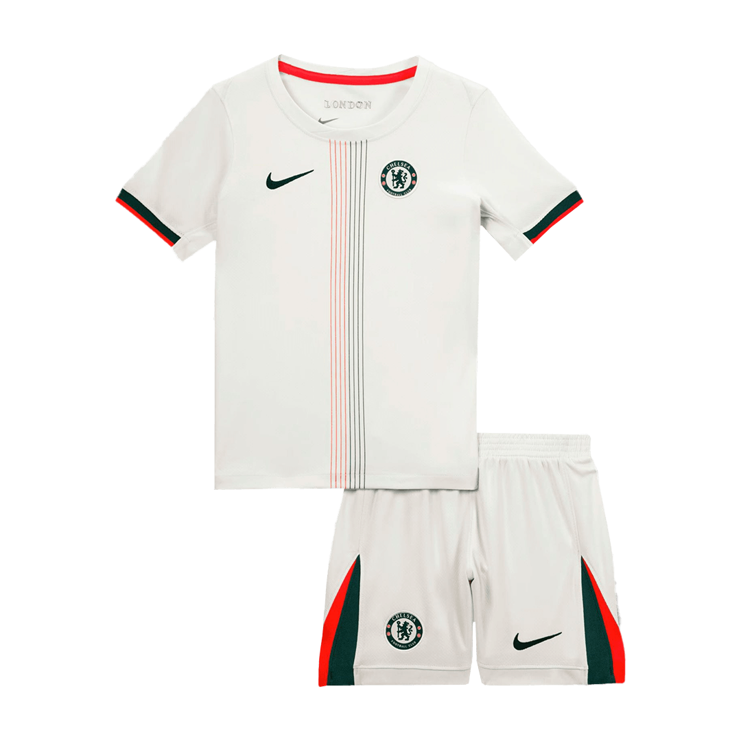 Kid's Chelsea Away Soccer Jersey Kit(Jersey+Shorts) 2025/26